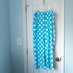 Cypress Blue Polka Dot Pajama pants Large